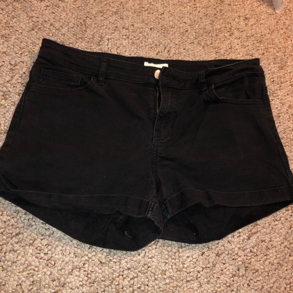 Black H&M Jean shorts